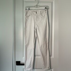 Frank & Eileen Women’s Sligo Raw Hem Jeans White Size 27